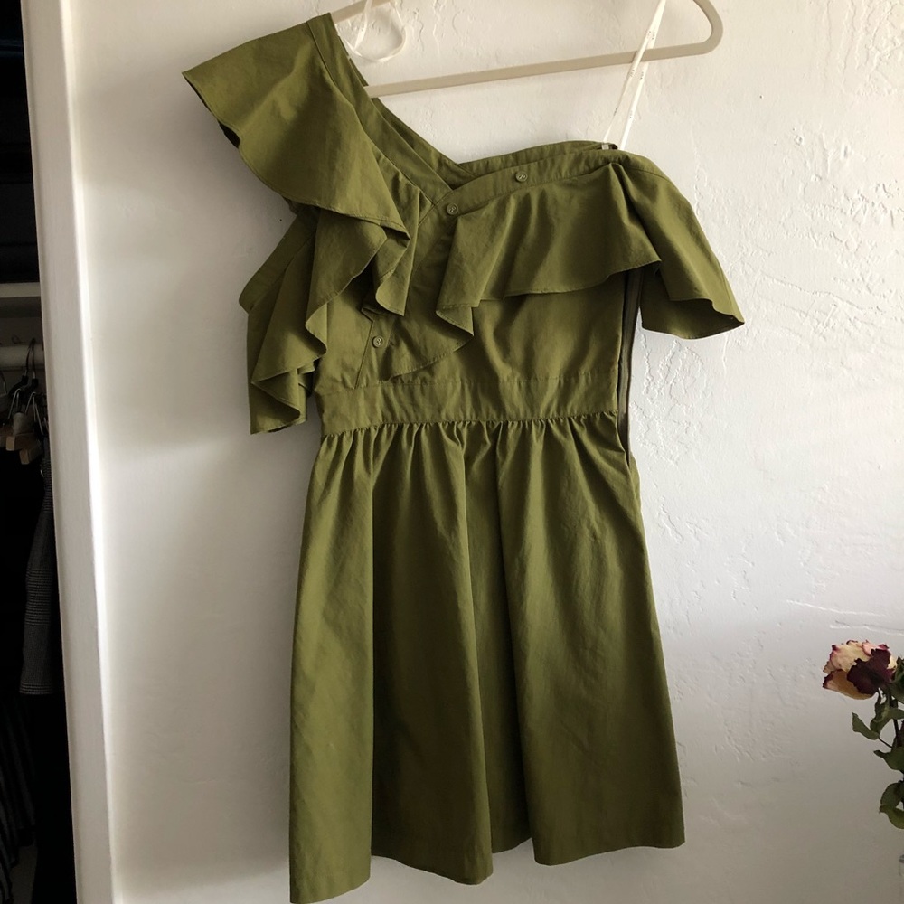J.O.A Ruffle Off Shoulder Dress - Picture 5 of 6